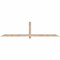 Ekena Millwork Eugene Smooth Timber Gable Bracket, Douglas Fir, 96"W x 24"H x 1 1/2"D x 3 1/2"F, 6/12 Pitch GBW096X24X0204EUG00SDF - alternate 1